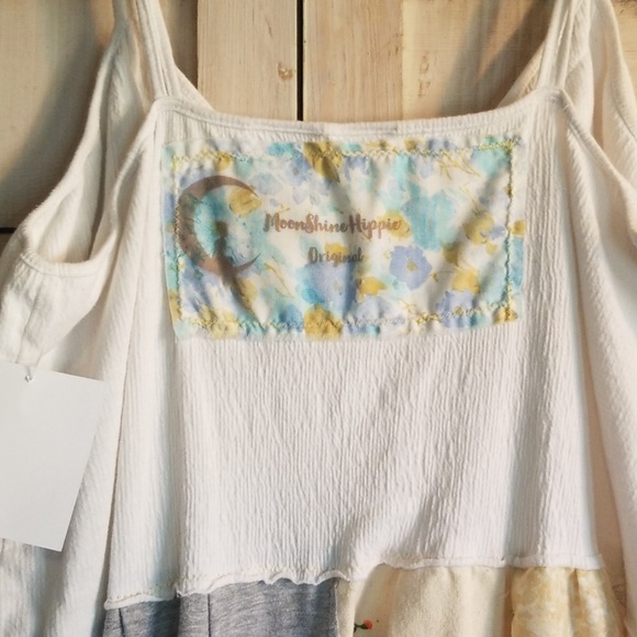 Upcycled Original White Mori Girl Tunic Dress XL🦋 - Picture 8 of 8